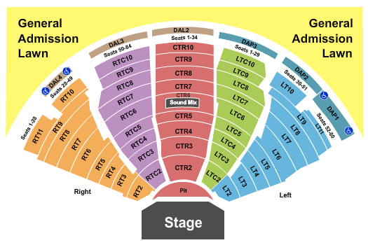 Pine Knob Music Theatre Jason Aldean Seating Chart